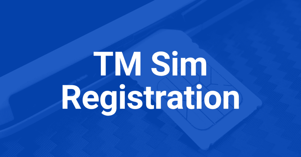 TM Sim Registration link